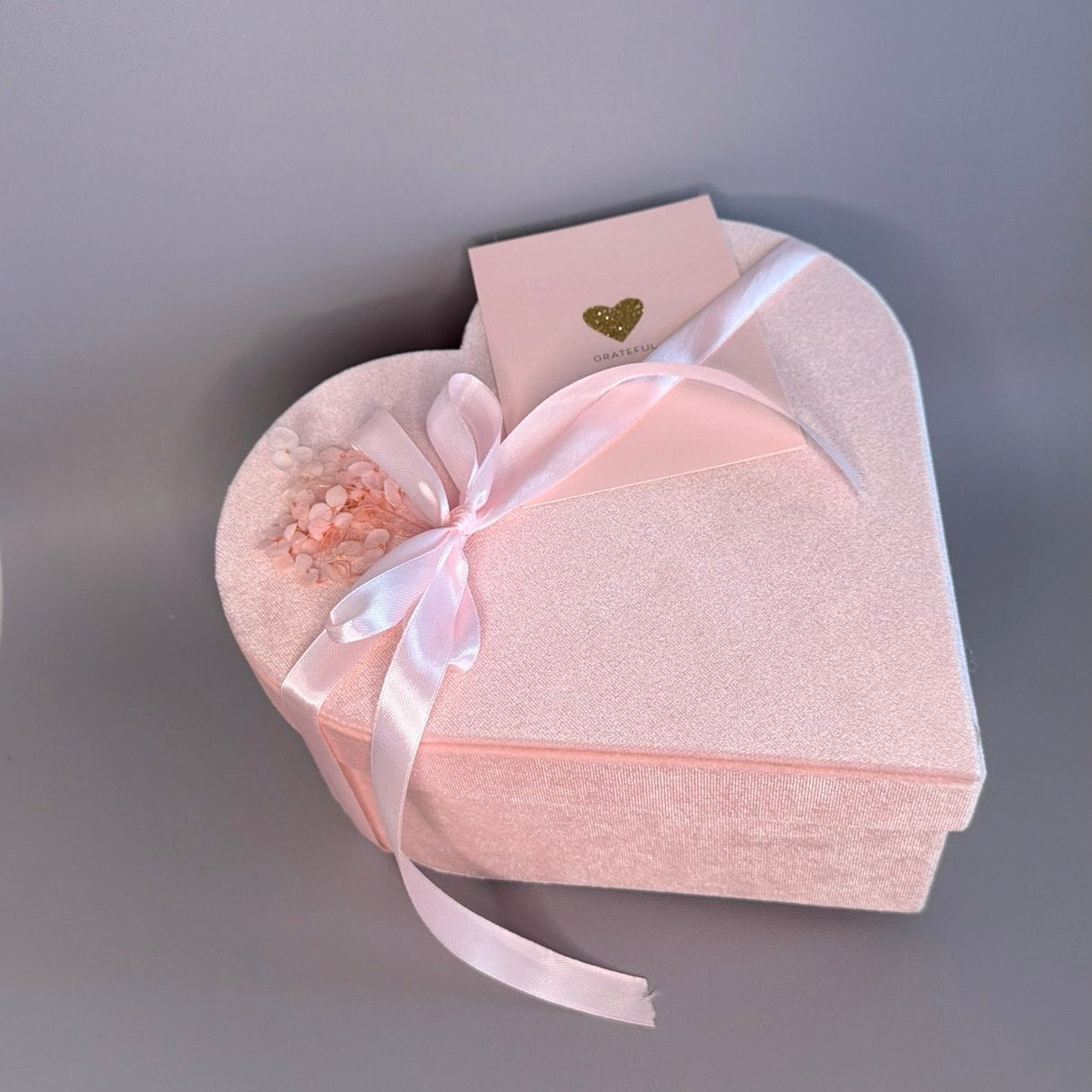 Luxury Self-Care Gift Basket | Heart Keepsake Box, Relaxation Pamper Set