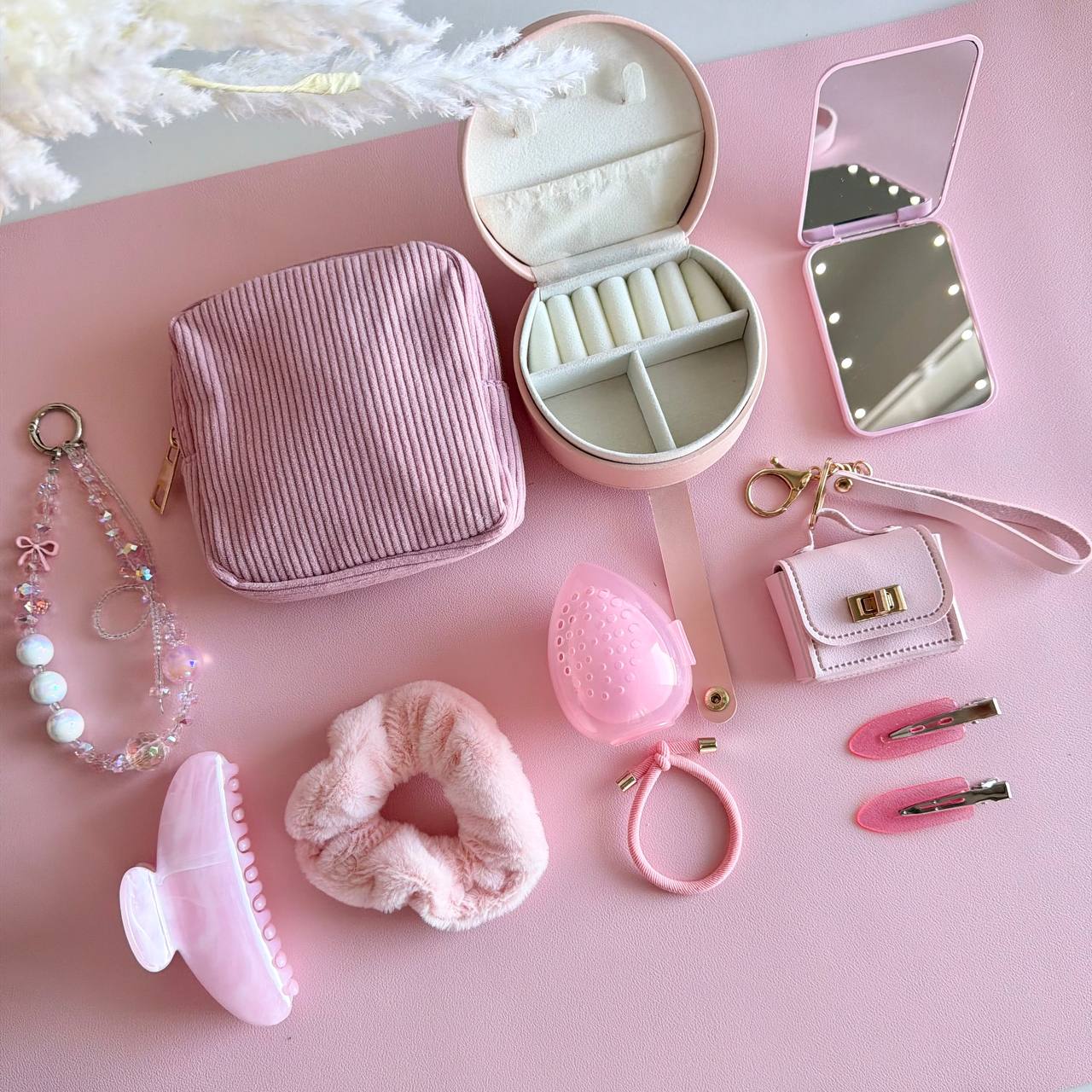 Blush Pink On-The-Go Essentials Set