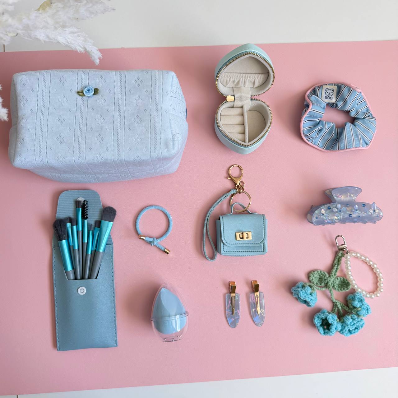 Baby Blue Coquette Essentials Gift Box