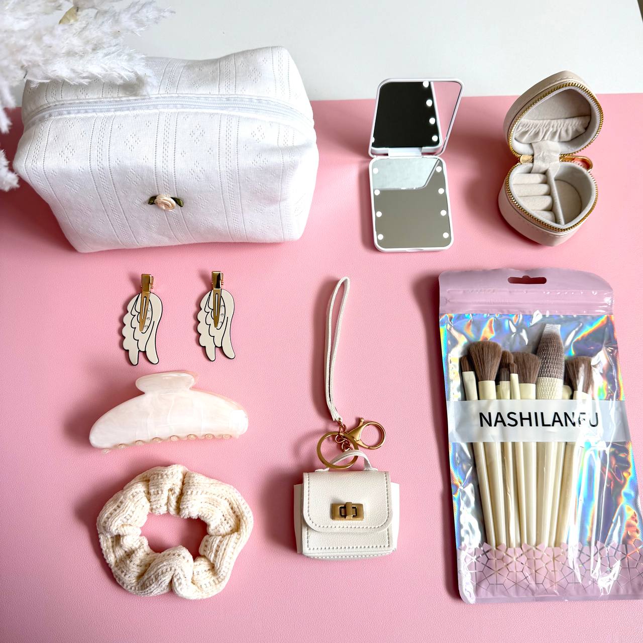 Ivory Coquette Beauty Essentials Set